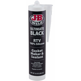 J-B Weld 32929 Ultimate Black RTV Silicone Gasket Maker and Sealant - 9.5 oz.