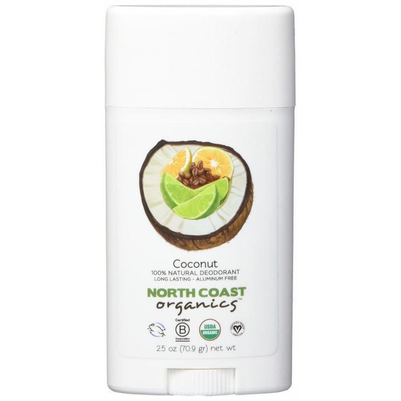 NORTH COAST ORGANICS Coconut Organic Deodorant, 0.02 Pound