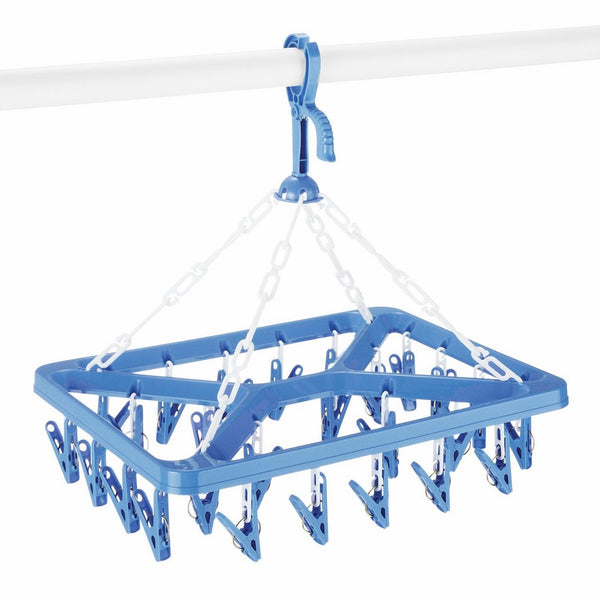 Whitmor Clip and Drip Hanger - Hanging Drying Rack - 26 Clips