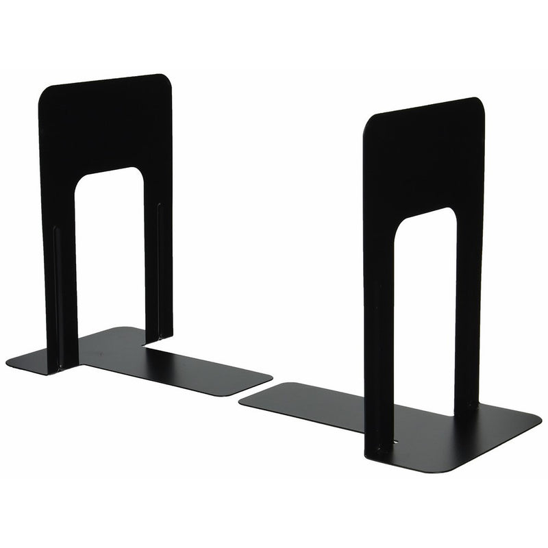 Officemate Bookends, 9 Inches, Non-Skid Base, Black, Pair (93051)