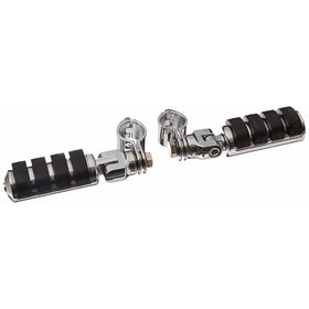 Kuryakyn 8033 ISO Large Pegs with Clevis and 1-1/4" Diameter Clamps