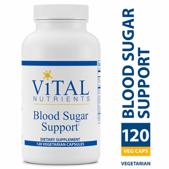 Vital Nutrients - Blood Sugar Support - Support for Normal Blood Sugar Levels in Healthy Individuals - 120 Capsules