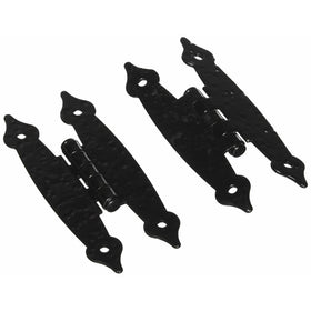 Laurey 21114 Colonial H Hinge, Black