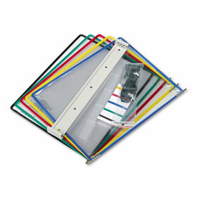Tarifold, Inc. W290 Wall Unit Reference Starter Set with Five Display Pockets, 10 Sheet Capacity