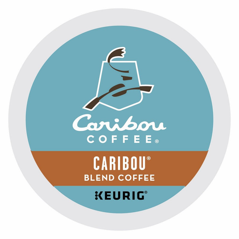 Caribou Coffee Caribou Blend, Keurig Single-Serve K-Cup Pods, Medium Roast Coffee, 96 Count