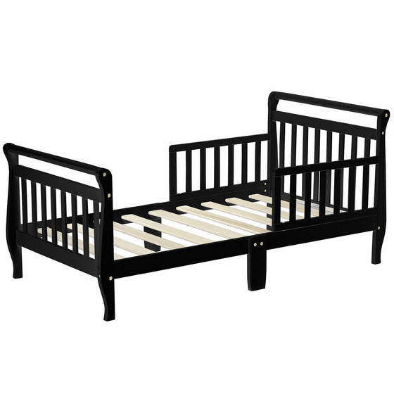 Dream On Me Classic Sleigh Toddler Bed - Black