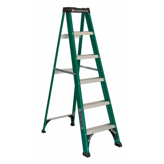 Louisville Ladder FS4006 Fiberglass Step Ladder, Type II, 6-Foot, 225-Pound Capacity