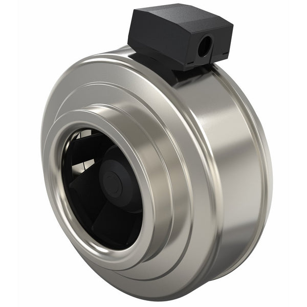 Fantech FG 4XL Inline 4" Centrifugal Duct Fan, Metal Housing, 170 CFM, 120V