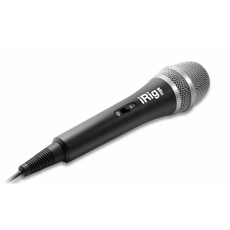 IK Multimedia iRig Mic handeld condenser mic for smartphones and tablets