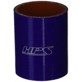 HPS HTSC-200-BLUE Silicone High Temperature 4-ply Reinforced Straight Coupler Hose, 100 PSI Maximum Pressure, 3" Length, 2" ID, Blue