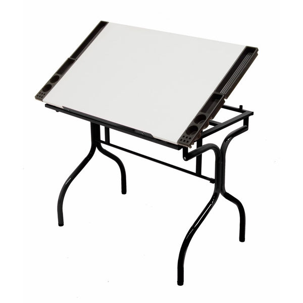 Studio Designs Folding Craft Station in Black with White 13221