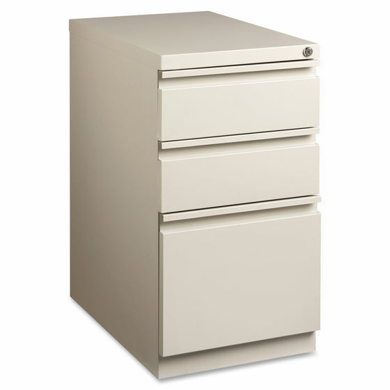 Lorell LLR49526 Mobile File Pedestal, Putty