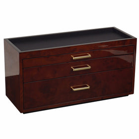 WOLF 461010 Meridian Watch Box, Burlwood