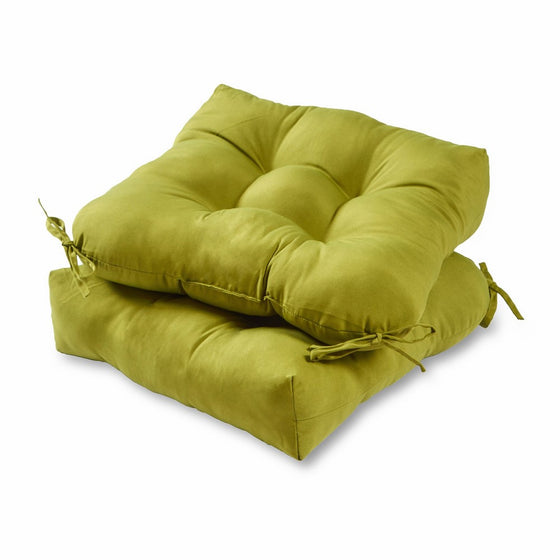 Greendale Home Fashions 20-inch Outdoor Chair Cushion (set of 2), Kiwi