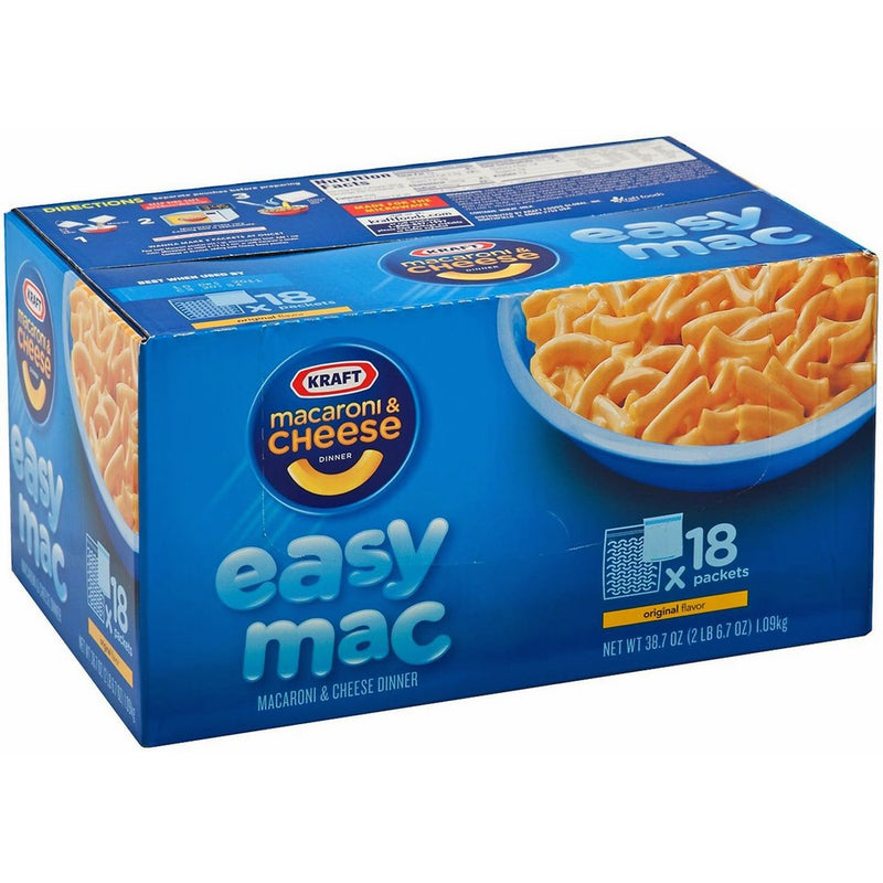 Kraft Easy Mac Macaroni & Cheese Dinner - 18 ct.(38.7 oz)