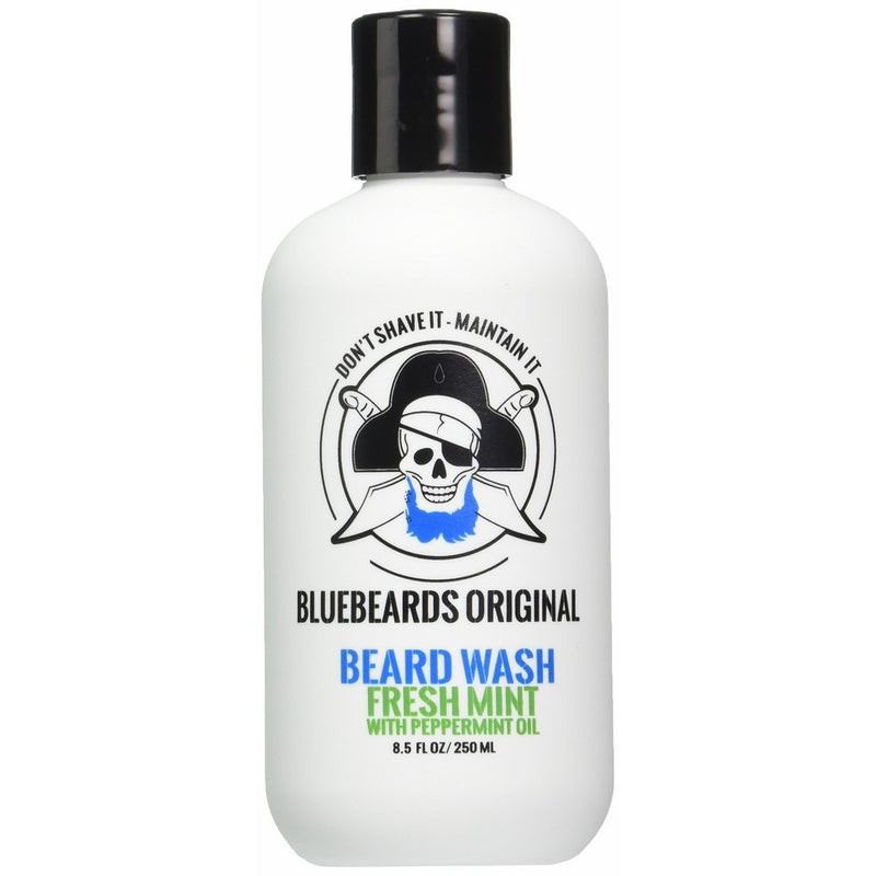 Bluebeards Original Fresh Mint Beard Wash with Peppermint Oil, 8.5 Fl Oz