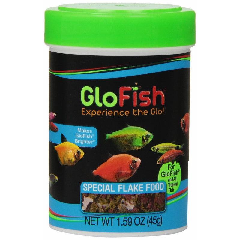 GloFish Special Flake Dry Fish Food for Brightness, 1.6 oz