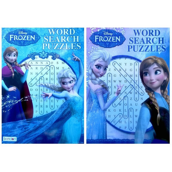 Disney Frozen Word Search Activity Book