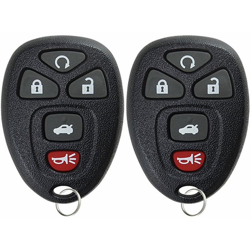 KeylessOption Keyless Entry Remote Start Control Car Key Fob Replacement for 22733524 (Pack of 2)