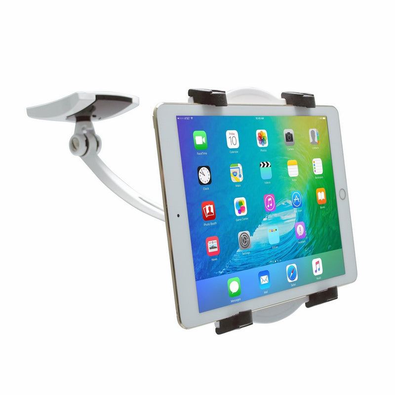 CTA Digital Wall/Under-Cabinet & Desk Mount with 2 Mounting Bases for 7-12" Tablets PAD-WDM