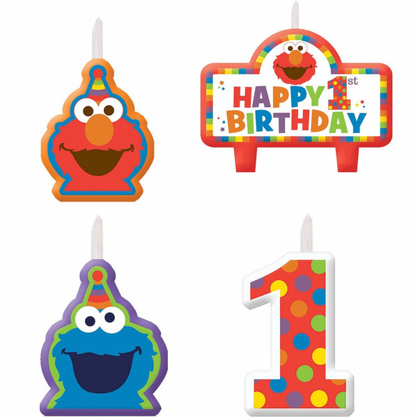 Amscan 171835 Sesame Street Birthday Candles