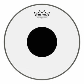Remo Controlled Sound Clear Drum Head with Black Dot - 12 Inch