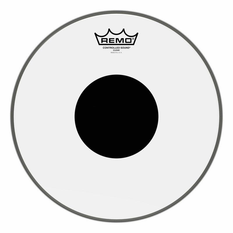Remo Controlled Sound Clear Drum Head with Black Dot - 12 Inch