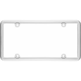 Cruiser Accessories 20030 Classic Lite License Plate Frame, Chrome