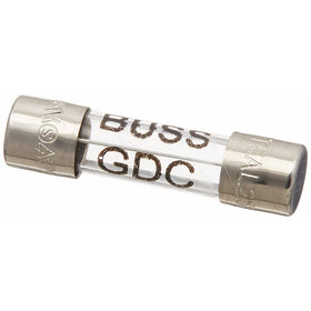 Bussmann BP/GDC-5A 5 Amp Glass Time Delay, Low Breaking Capacity Cartridge 250V Carded UL Recognized, 2-Pack