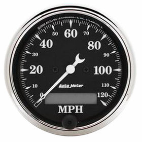 Auto Meter 1787 Old Tyme Black Electric Programmable Speedometer