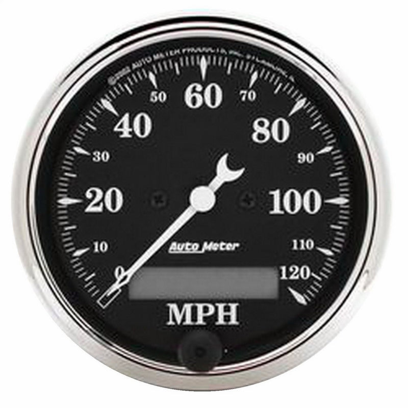 Auto Meter 1787 Old Tyme Black Electric Programmable Speedometer