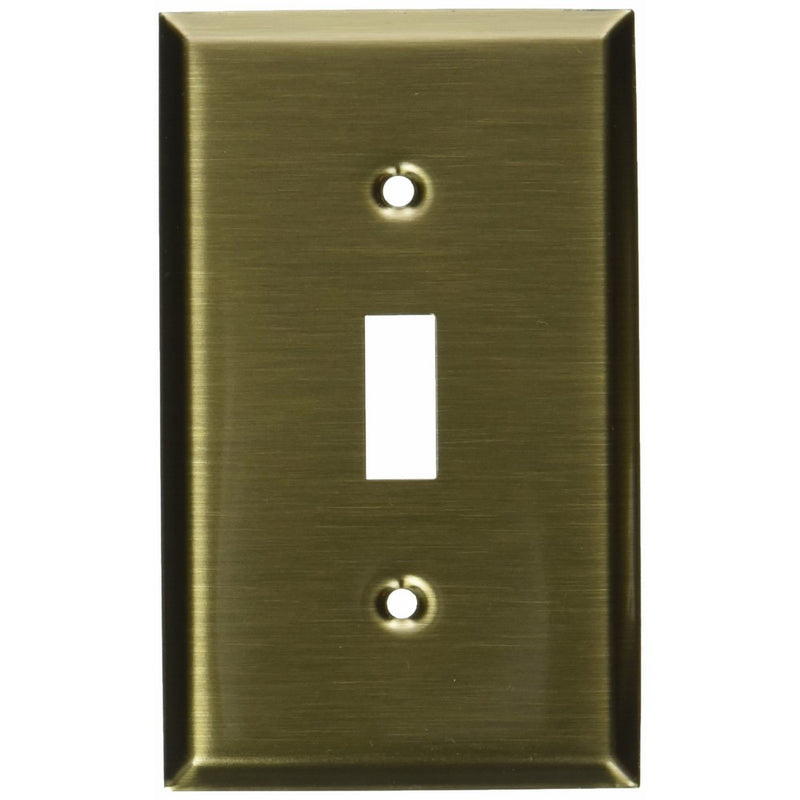 Jackson Deerfield 9AB101 Steel Toggle Wall Plate, Brass Finish