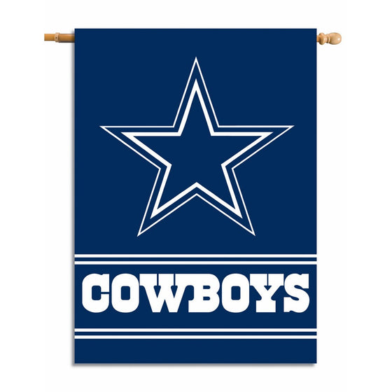 NFL Dallas Cowboys 2-Sided 28-by-40-Inch House Banner