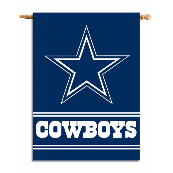 NFL Dallas Cowboys 2-Sided 28-by-40-Inch House Banner