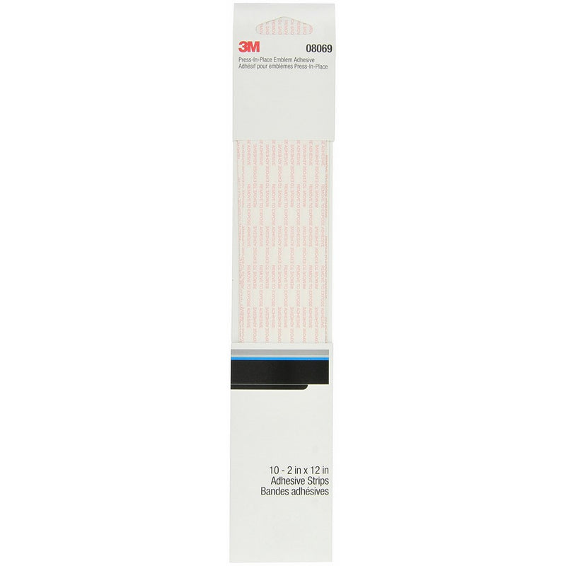 3M 08069 2" x 12" Press-In-Place Emblem Adhesive