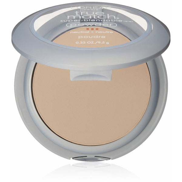 L'Oréal Paris True Match Super-Blendable Powder, Soft Ivory, 0.33 oz.