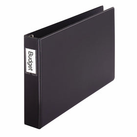 Cardinal Premier Easy Open 11" x 17", Locking Slant-D Ring Binder, 2", Black (12132)