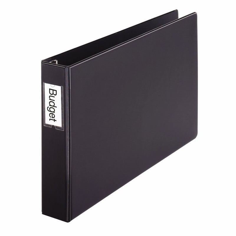 Cardinal Premier Easy Open 11" x 17", Locking Slant-D Ring Binder, 2", Black (12132)