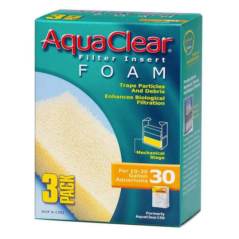Aquaclear 30-Gallon Foam Inserts, 3-Pack