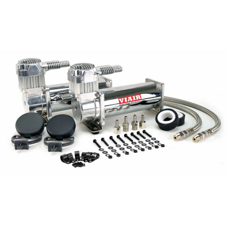 VIAIR 444C 200 PSI Dual Value Pack - Chrome