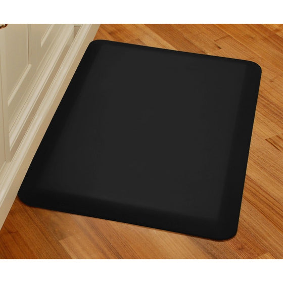 WellnessMats Original Anti-Fatigue Kitchen Mat, 36 Inch by 24 Inch, Black