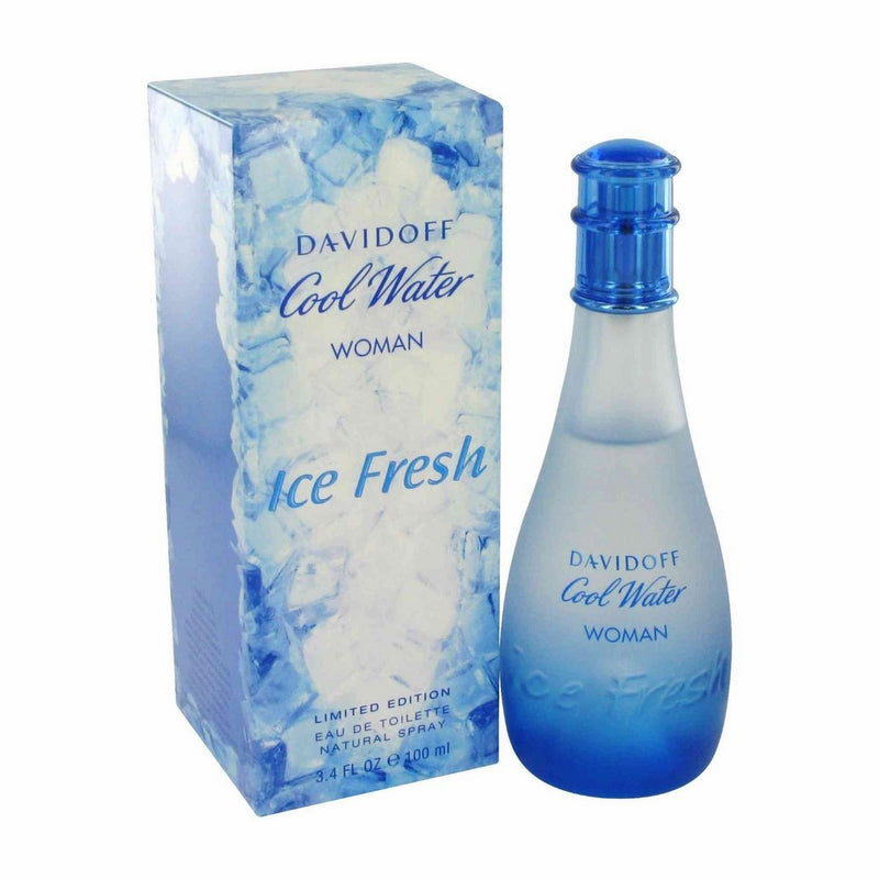 Davidoff Cool Water Ice Fresh Limited Edition for Women Eau-de-Toilette Spray, 3.4-Ounce