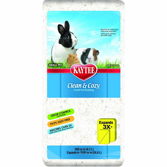 Kaytee Clean & Cozy White Small Animal Bedding, 24.6L