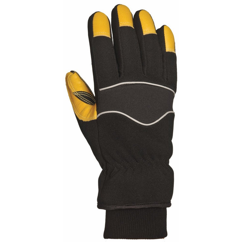 Bellingham CRG23L Premium Insulated Winter Work Gloves, 40-Gram Thinsulate, Waterproof Breathable Shell, Reinforced Leather Palm, Large, Black