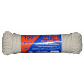 T.W . Evans Cordage 43-076 7/32-Inch Evandale Cotton Clothesline 150-Feet Hank