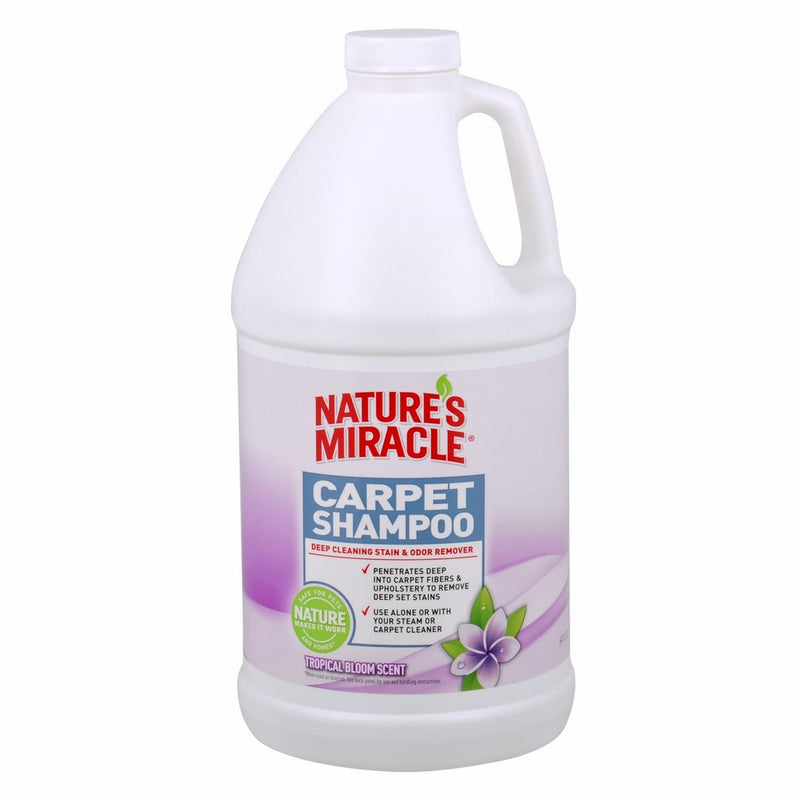 Nature's Miracle Tropical Bloom Scent Deep Cleaning Carpet Shampoo, Tropical Bloom.5 gallon