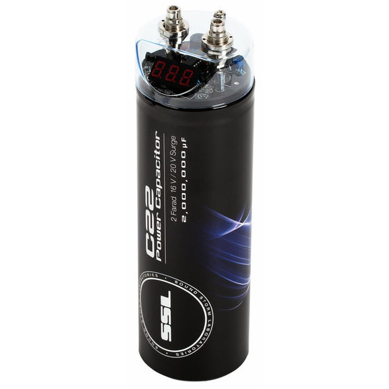 Sound Storm C22 2 Farad Car Capacitor for Energy Storage to Enhance Bass Demand from Audio System
