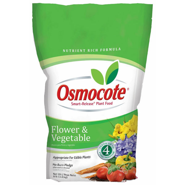 Osmocote Flower and Vegetable Smart-Release Plant Food, 8-Pound (Plant Fertilizer)