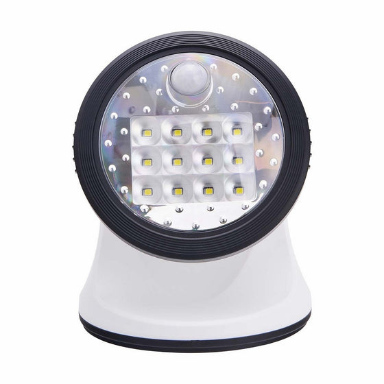 Light It! By Fulcrum 20034-108, Wireless Indoor 12 LED Motion Sensor Light, 5 1/2 Inch, White