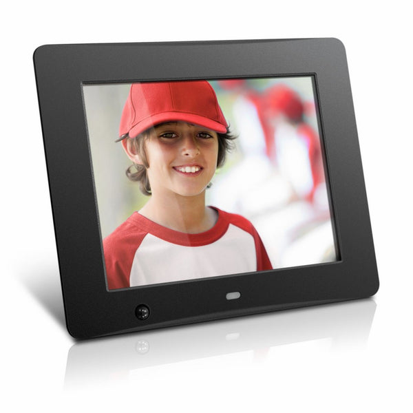 Aluratek ADMSF108F 8-Inch Digital Photo Frame with Energy Efficient Motion Sensor 4GB Built in Memory (Black)